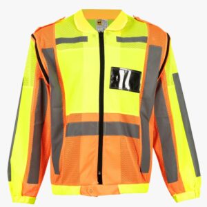 Reflective Jacket Detachable Sleeves