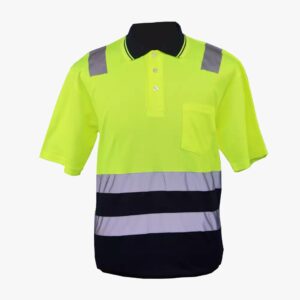 Two Tone Hiviz Golf Shirt