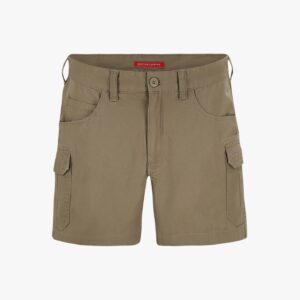 Fixed Waist Canvas Cargo Shorts 10cm